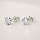 PENDIENTES CHATON CON CIRCONITA ENORA