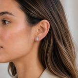 PENDIENTES CON AGUAMARINA SELENA