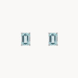 PENDIENTES CON AGUAMARINA
