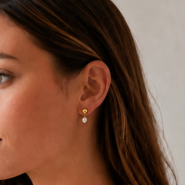 PENDIENTES CON PERLAS IRIA
