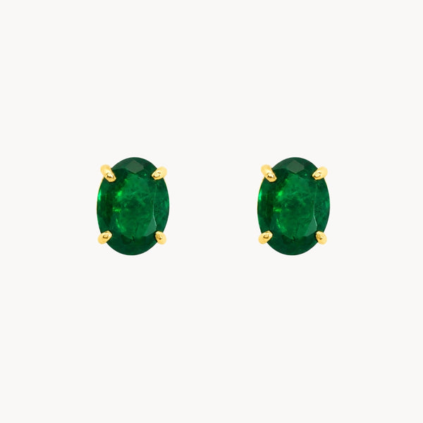 PENDIENTES ESMERALDA OVAL ARABELLA