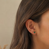 PENDIENTES ESMERALDA OVAL ARABELLA