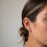 PENDIENTES CON AGUAMARINA OVAL SENKA