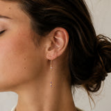 PENDIENTES LARGOS AMATISTAS Y CITRINOS VITALIA