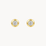PENDIENTES CHATON CON CIRCONITA KAIA