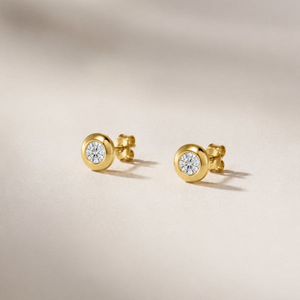 PENDIENTES CHATON CON CIRCONITA KAIA