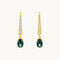PENDIENTES CON TOPACIO LONDON BLUE Y CIRCONITAS GERALDINE