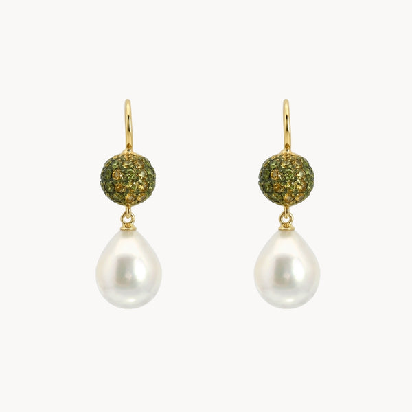 PENDIENTES CON PERLAS Y CIRCONITAS LEILA