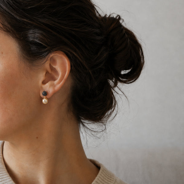 PENDIENTES CON PERLAS Y CIRCONITAS MALIA