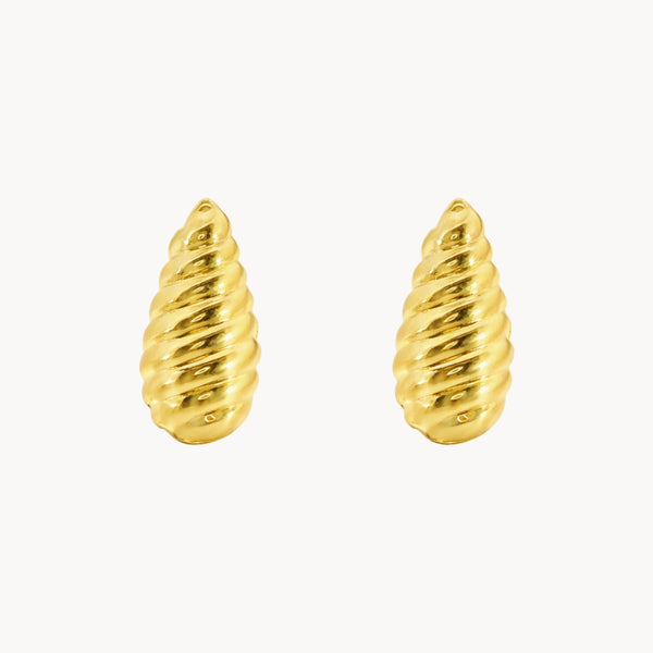 PENDIENTES CROISSANT LISOS