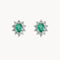 PENDIENTES ESMERALDA Y ORLA DE CIRCONITAS KEYLA