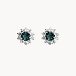 PENDIENTES ZAFIRO Y ORLA DE CIRCONITAS LEA