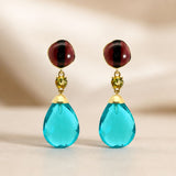 PENDIENTES CUARZOS HIDROTERMALES LILLIAN