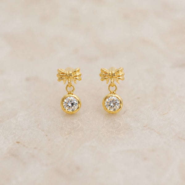 PENDIENTES LAZOS CON CIRCONITAS ALLANA