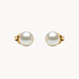 PENDIENTES BOTON CON PERLAS