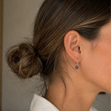 Long Earrings with Keshi Pearls