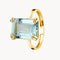 ANILLO STATEMENT TOPACIO AZUL