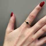 ANILLO BOLAS ZAFIRO BLUMA