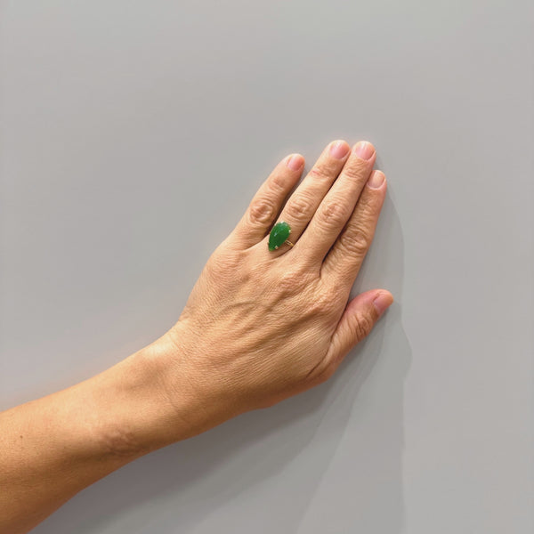 ANILLO CUARZO VERDE