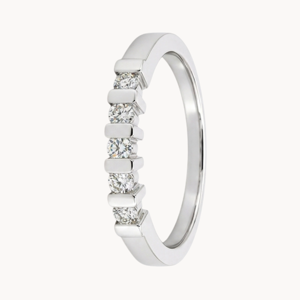 ANILLO MEDIA ALIANZA DE DIAMANTES