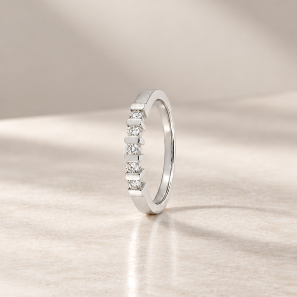 ANILLO MEDIA ALIANZA DE DIAMANTES