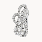 ANILLO DIAMANTES EN TRIPLE FLOR