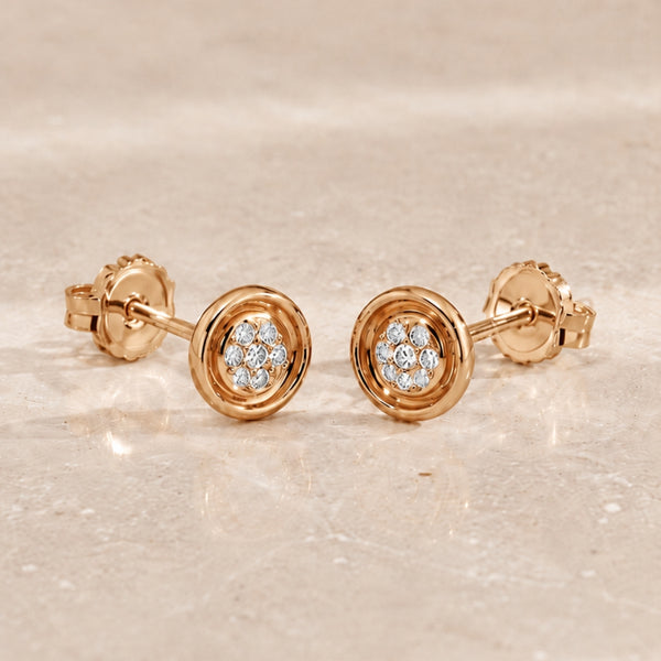 PENDIENTES CON DIAMANTES SELENE