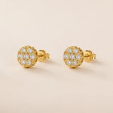 ROSETTE EARRINGS WITH DIAMONDS