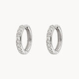 PENDIENTES AROS CON DIAMANTES SHANA