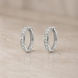 PENDIENTES AROS CON DIAMANTES SHANA