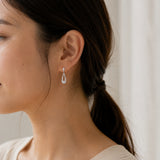 PENDIENTES LARGOS CON DIAMANTES LAGRIMA