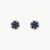 PENDIENTES DIAMANTES AZULES Y DIAMANTES
