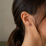 PENDIENTES DIAMANTES AZULES Y DIAMANTES