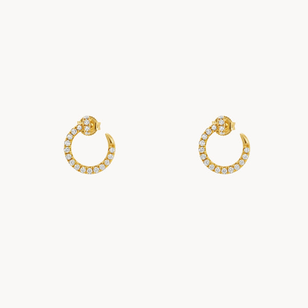 Open Diamond Earrings