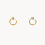 Open Diamond Earrings