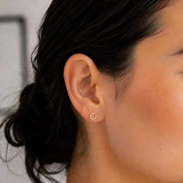 Open Diamond Earrings