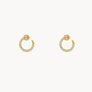 Open Diamond Earrings