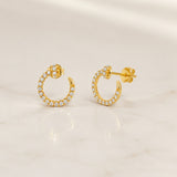 Open Diamond Earrings