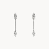 PENDIENTES LARGOS CON DIAMANTES