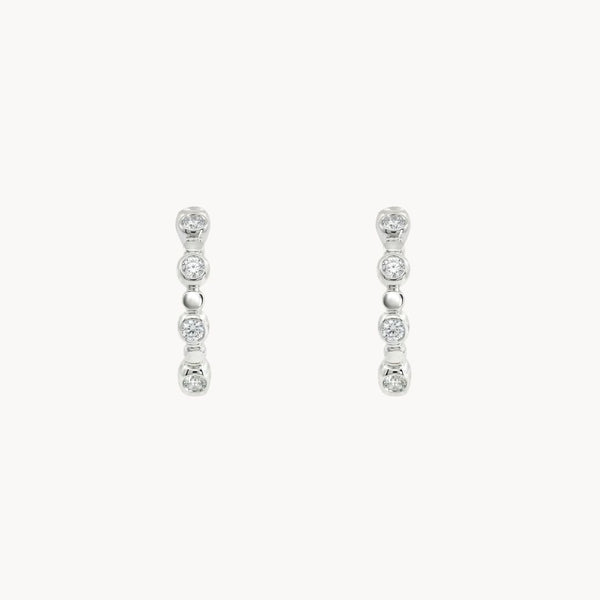 PENDIENTES AROS DIAMANTES