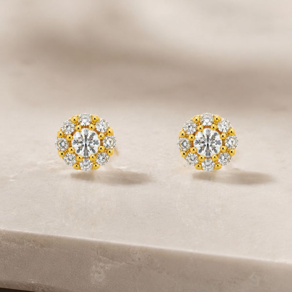 PENDIENTES CON DIAMANTES