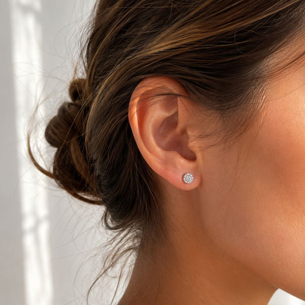 PENDIENTES CON DIAMANTES