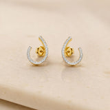 PENDIENTES CON DIAMANTES