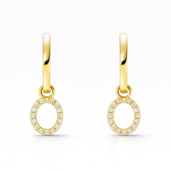 PENDIENTES CIRCULOS CON DIAMANTES ALISON