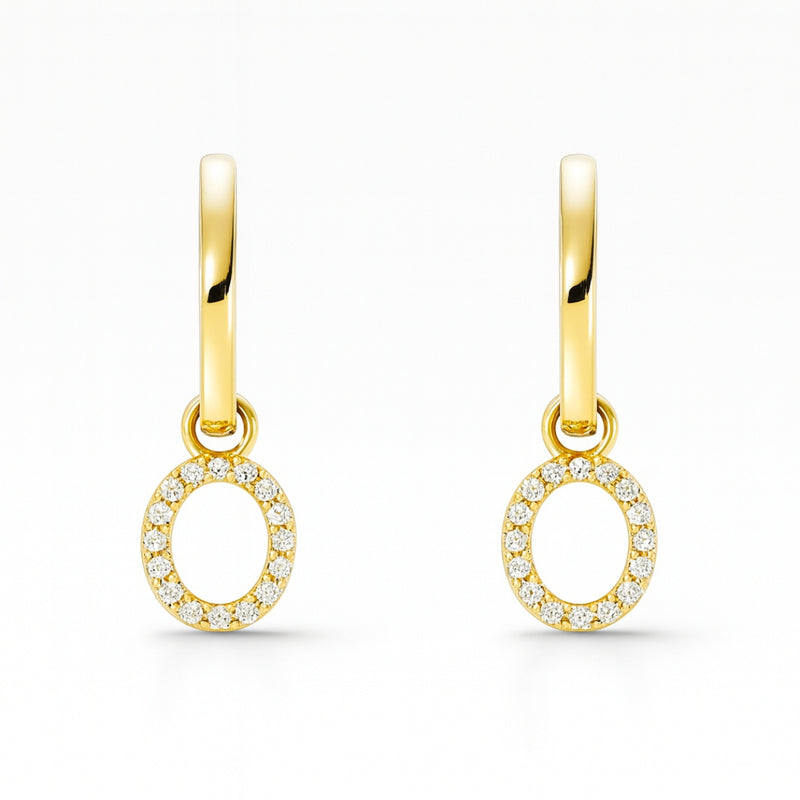 PENDIENTES CIRCULOS CON DIAMANTES ALISON