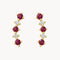 PENDIENTES TREPADORES RUBIES Y DIAMANTES RUTH