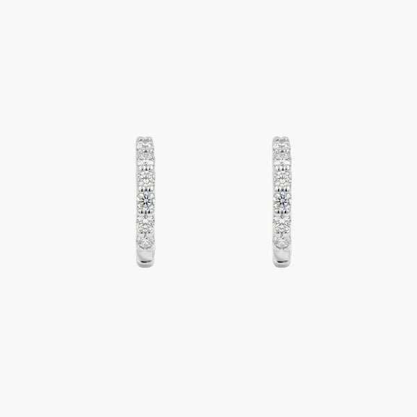 PENDIENTES AROS DIAMANTES