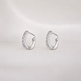 PENDIENTES AROS DIAMANTES