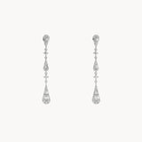 PENDIENTES LARGOS CON DIAMANTES