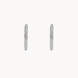 PENDIENTES AROS DIAMANTES